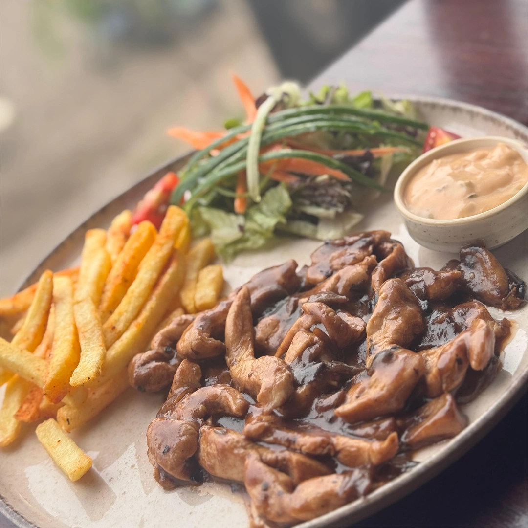 Barbekü soslu tavuk