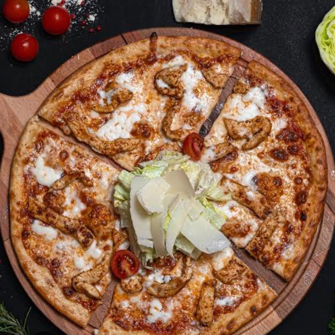 Cajun chicken pizza