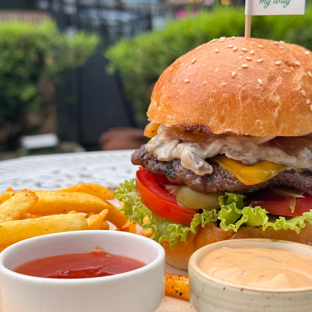 Mushroom burger