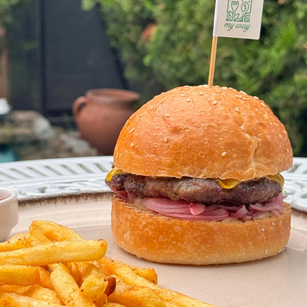 My hot burger
